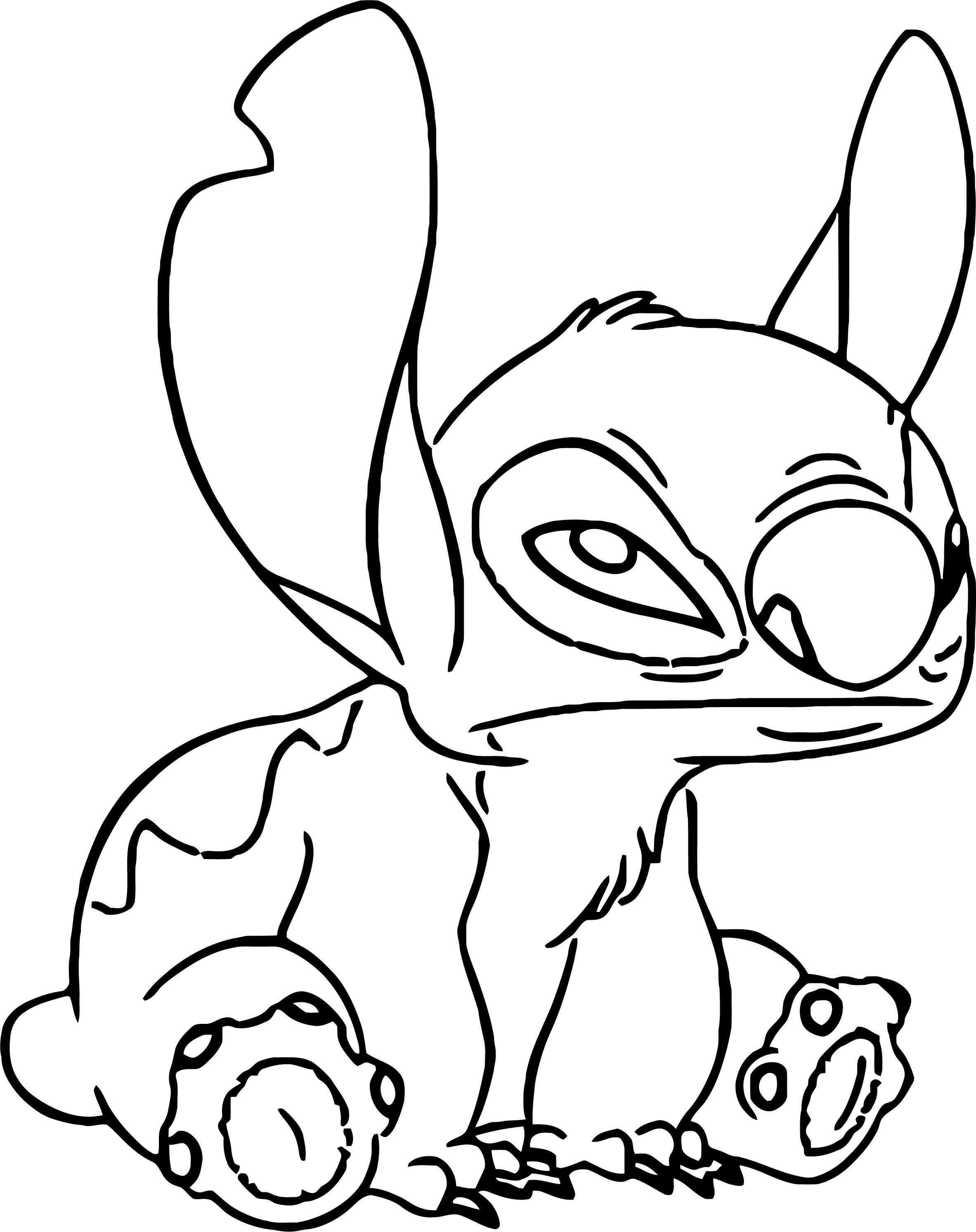 43+ Funtastic Angry Stitch Coloring Pages Detailed