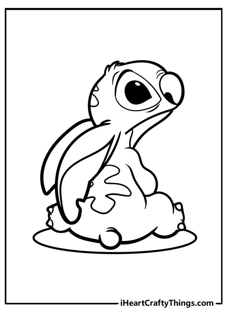 48+ Relaxing Angry Stitch Coloring Pages PDF Printable