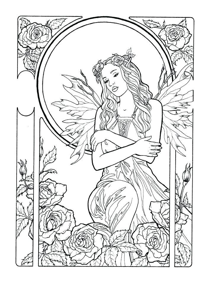 44+ Detailed Fairy Coloring Pages Easy