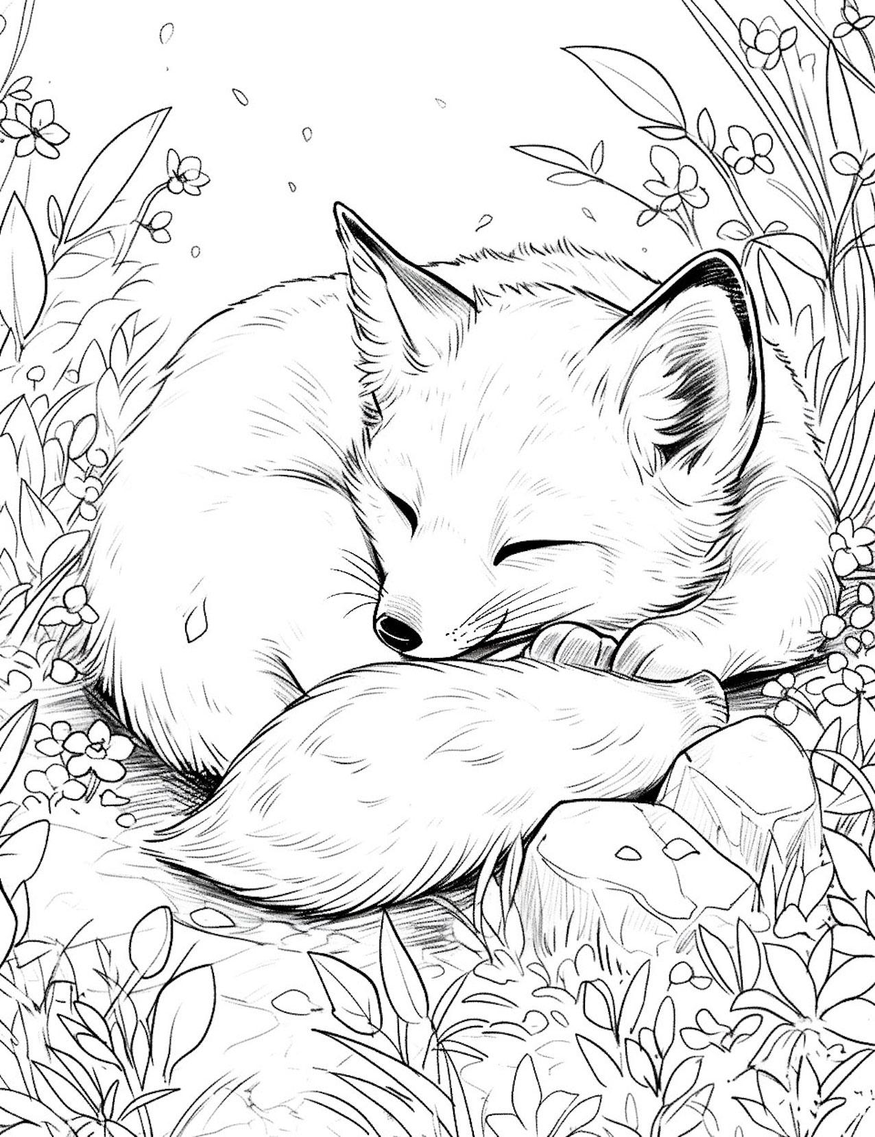 37+ Engaging Fox Coloring Pages for Educational