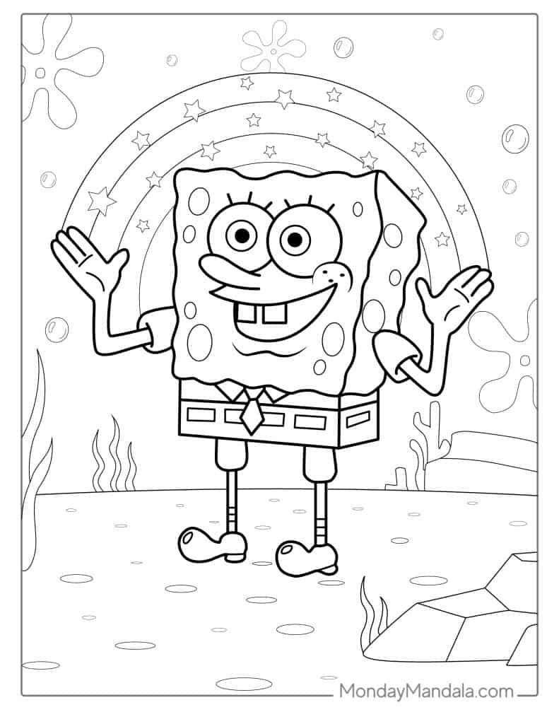 31+ Entertaining Spongebob Coloring Pages for Kids and Adult