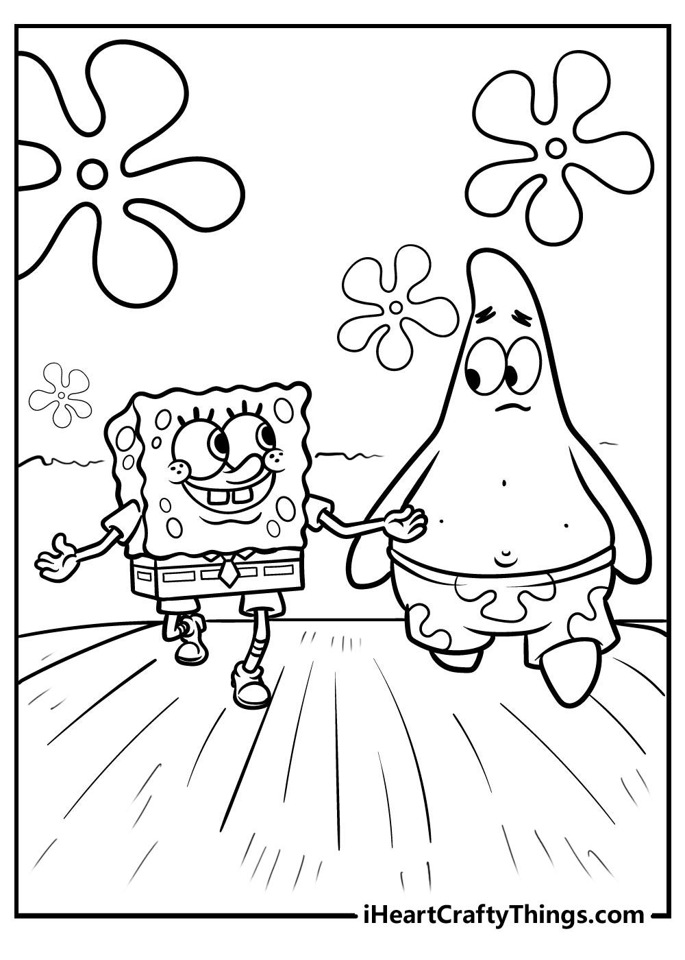 40+ Unique Spongebob Coloring Pages and Drawing