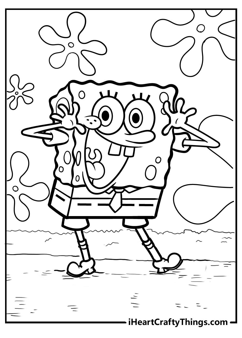 45+ Cute Spongebob Coloring Pages to Print