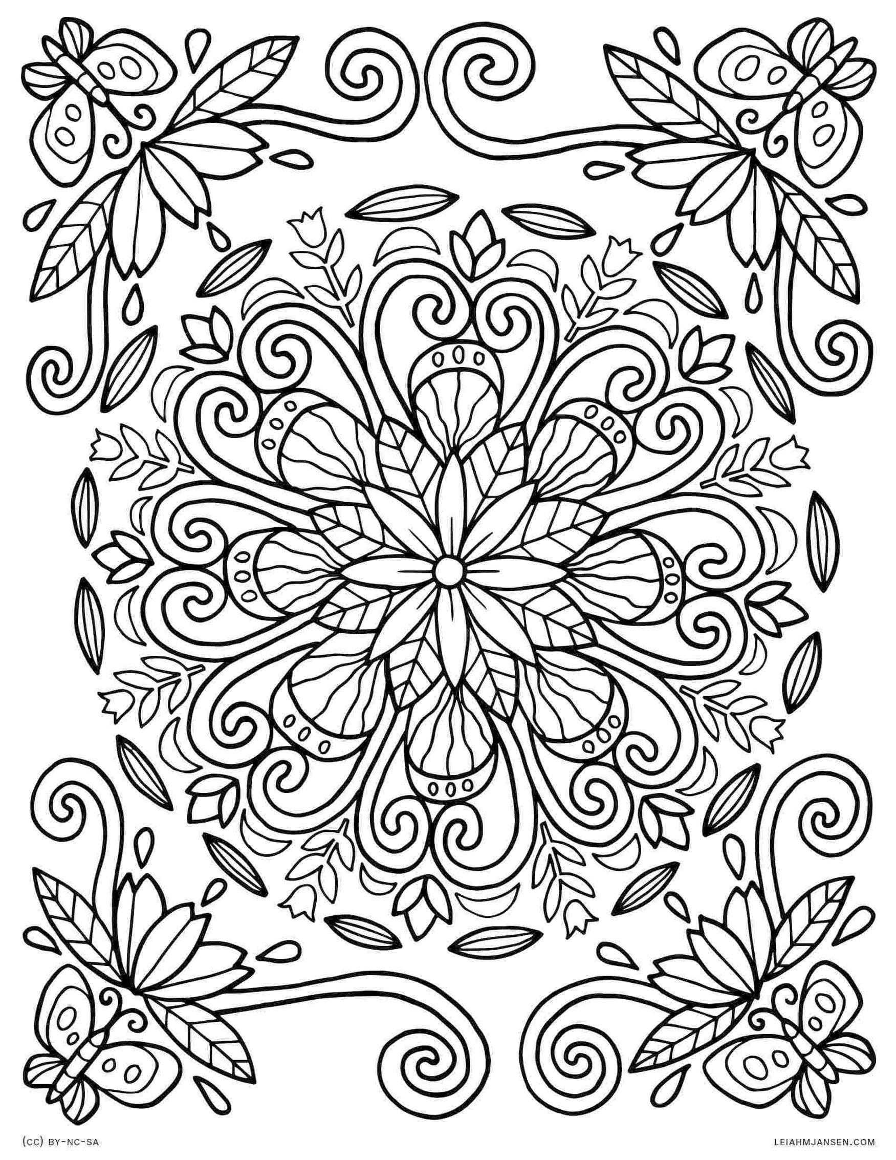 49+ Top Spring Coloring Pages for Kids