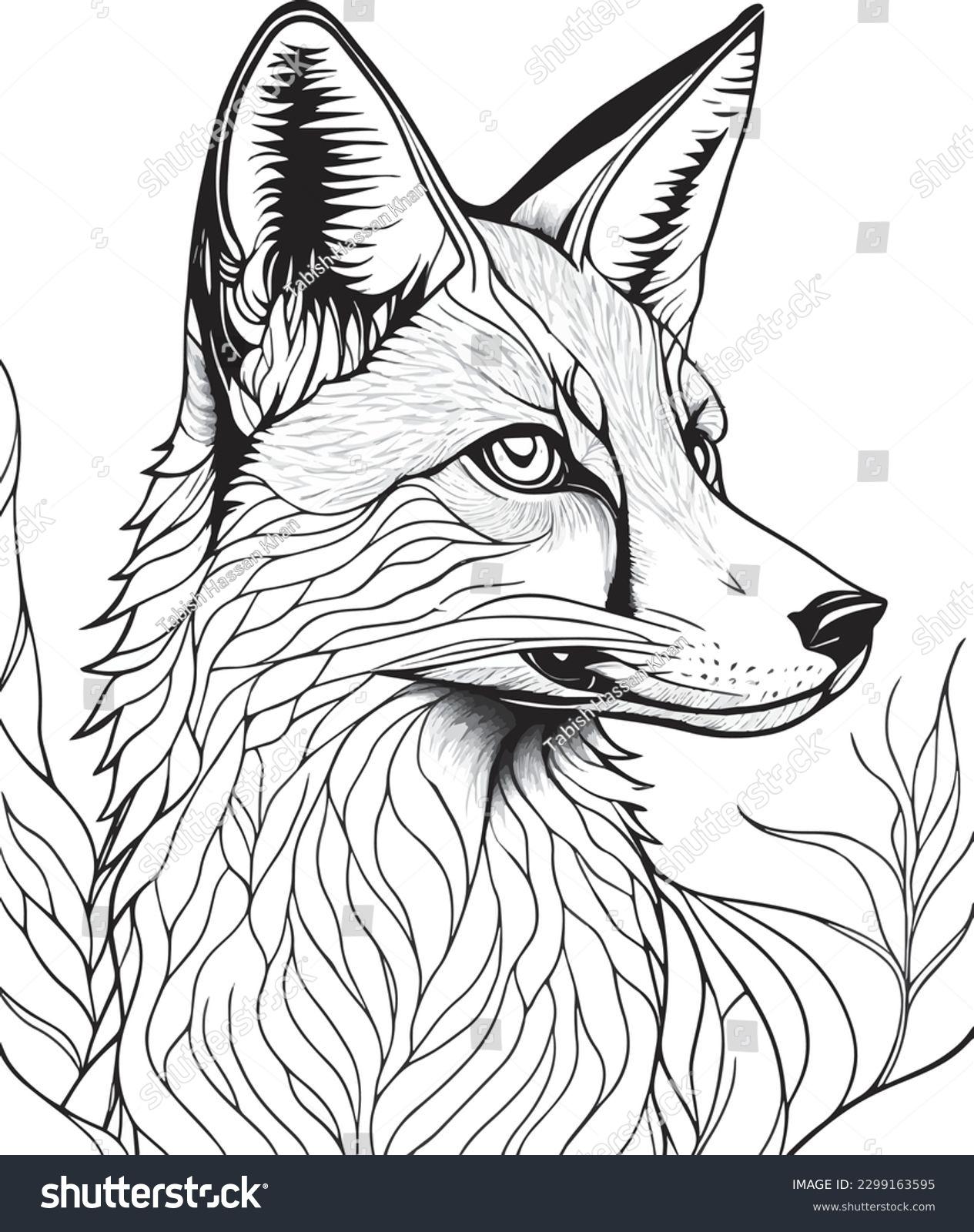 38+ Amazing Fox Coloring Pages Inspirational