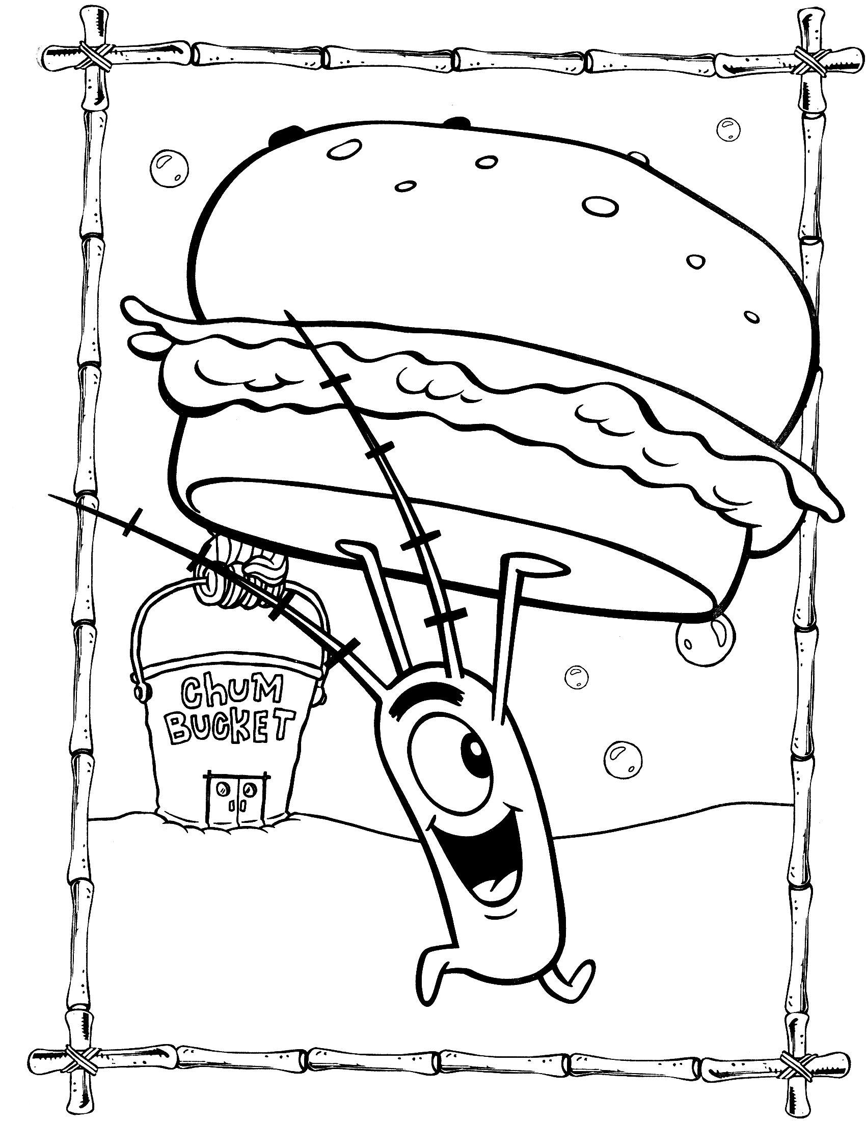 35+ Fun Spongebob Coloring Pages Free Printable