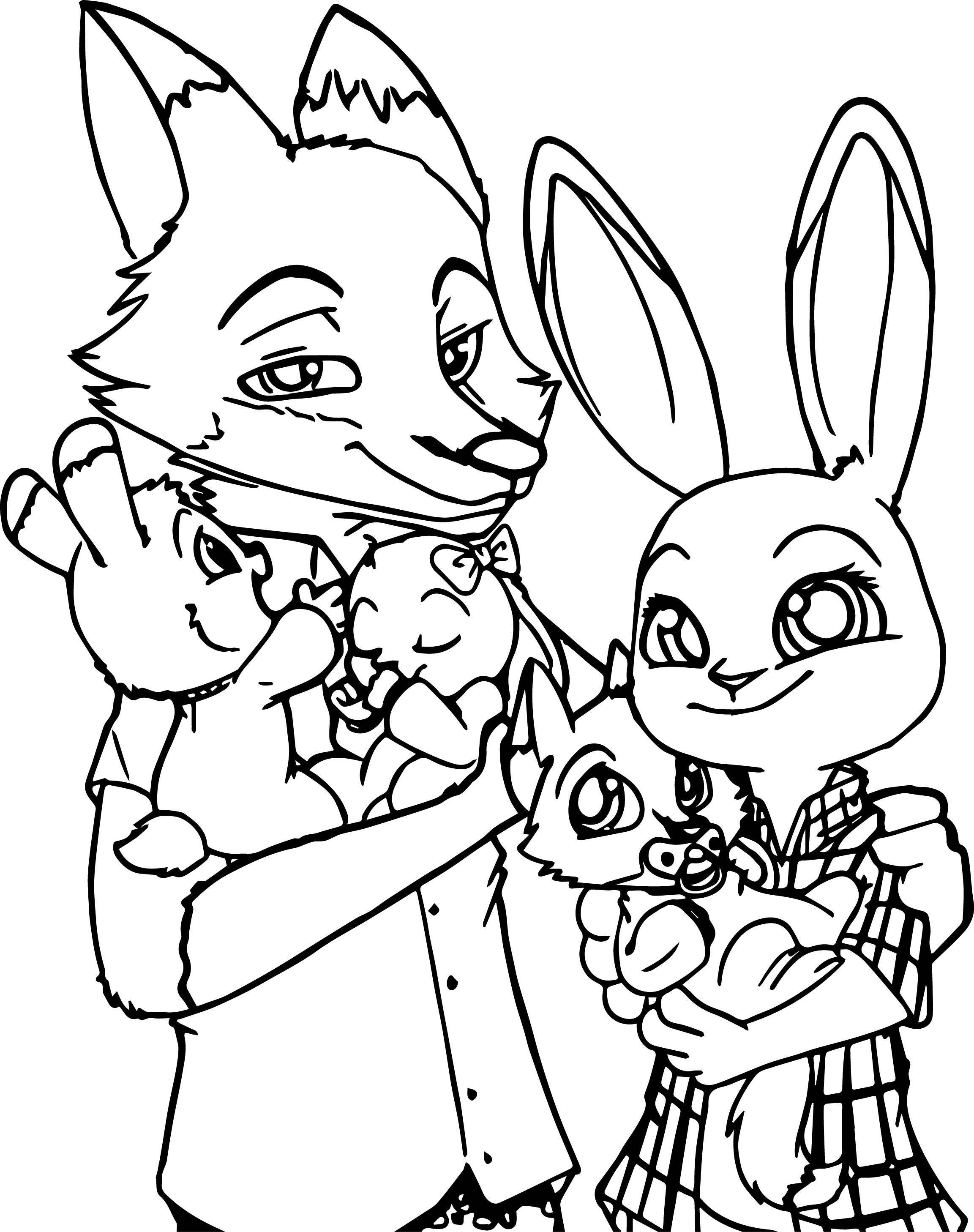 30+ Educational Fox Coloring Pages Realistic