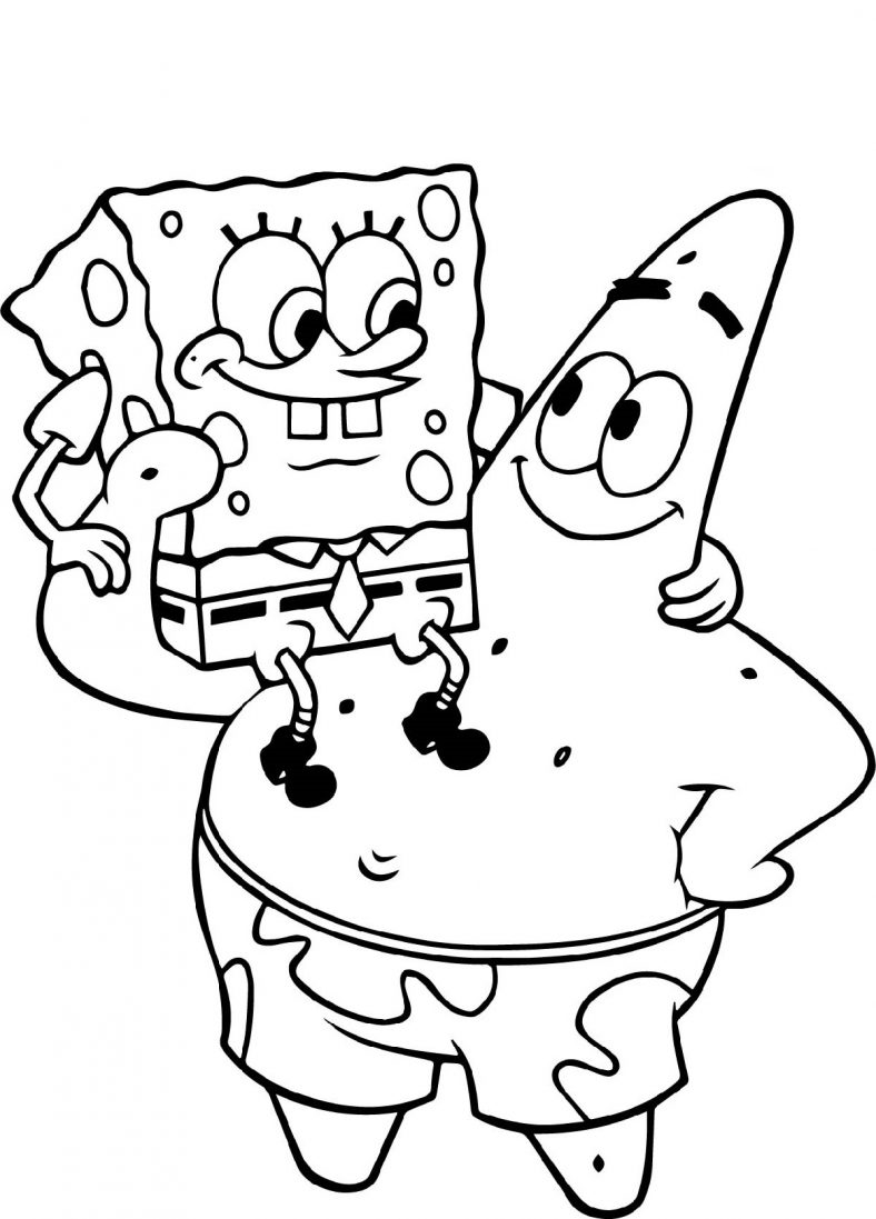 30+ Funtastic Spongebob Coloring Pages Realistic