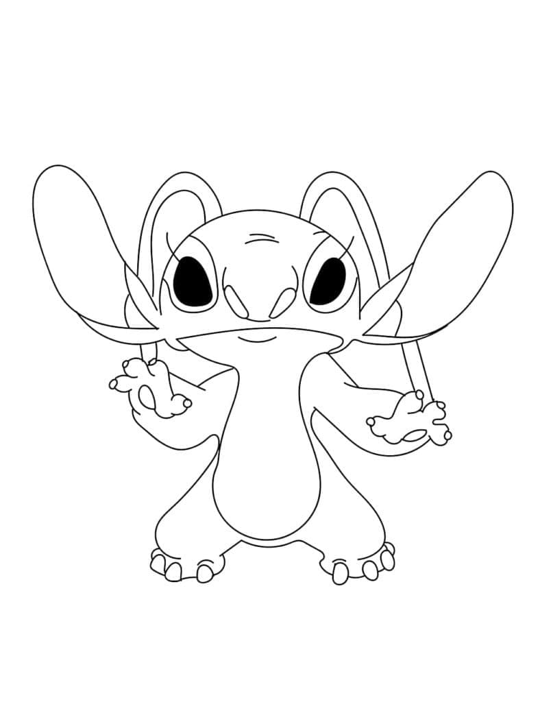 131+ Fun Angel Stitch Coloring Pages Printable