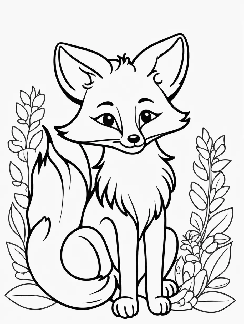 40+ Downloadable Fox Coloring Pages for Kids and Adult