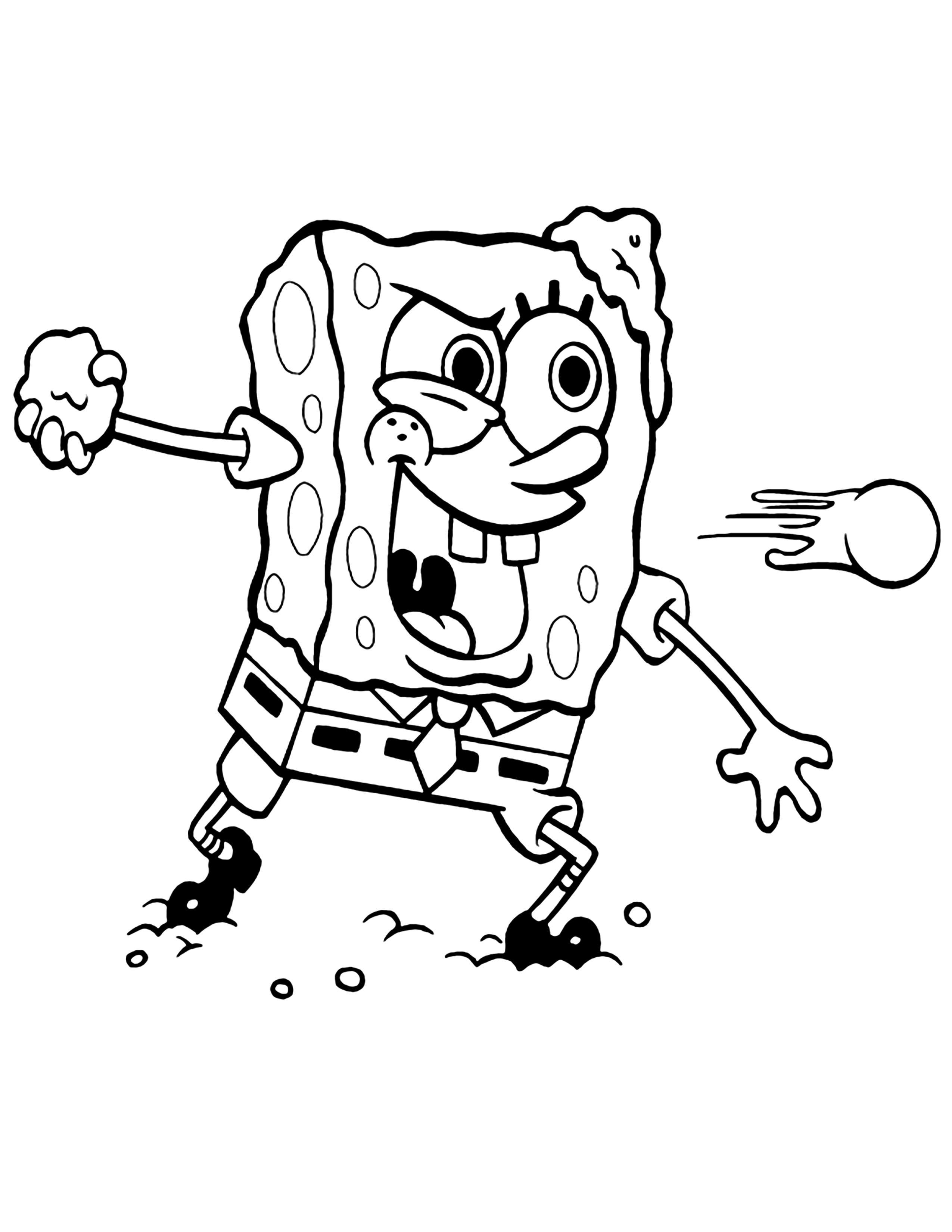 34+ New Spongebob Coloring Pages Easy