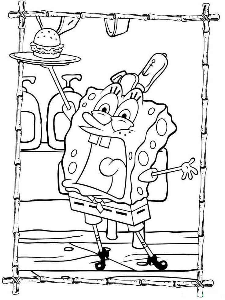 40+ Creative Spongebob Coloring Pages Inspirational