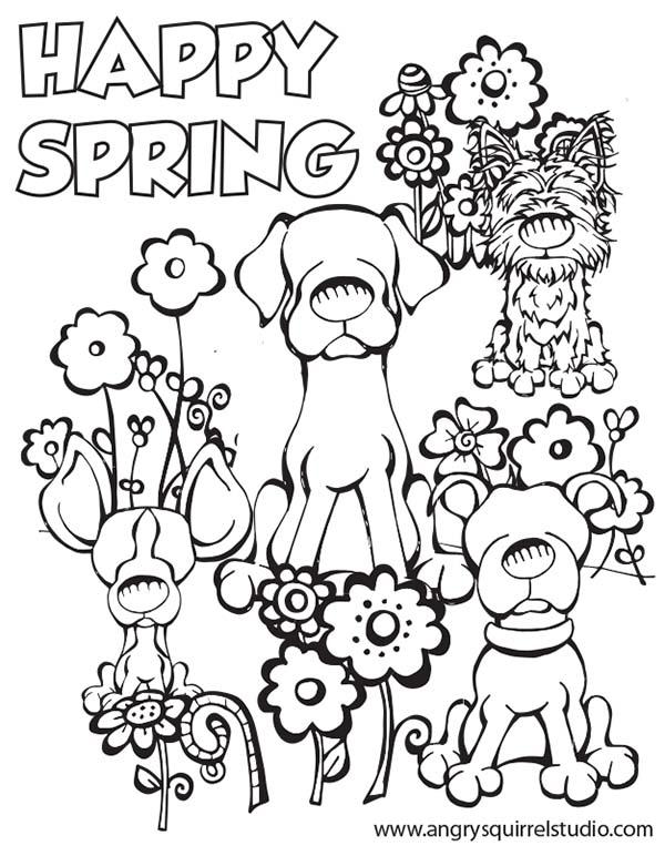 43+ Inspiring Spring Coloring Pages and Drawing