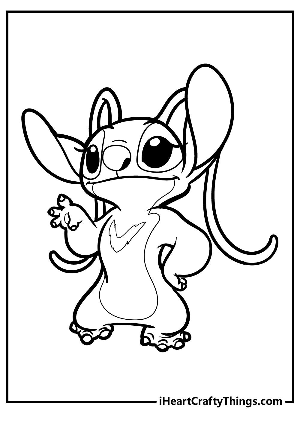 36+ Downloadable Angry Stitch Coloring Pages for Educational