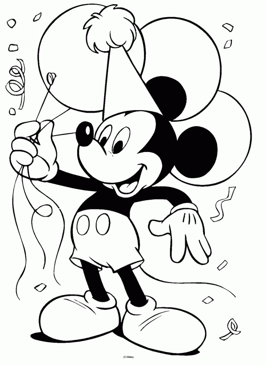 79+ Cheerful Disney Coloring Pages Printable