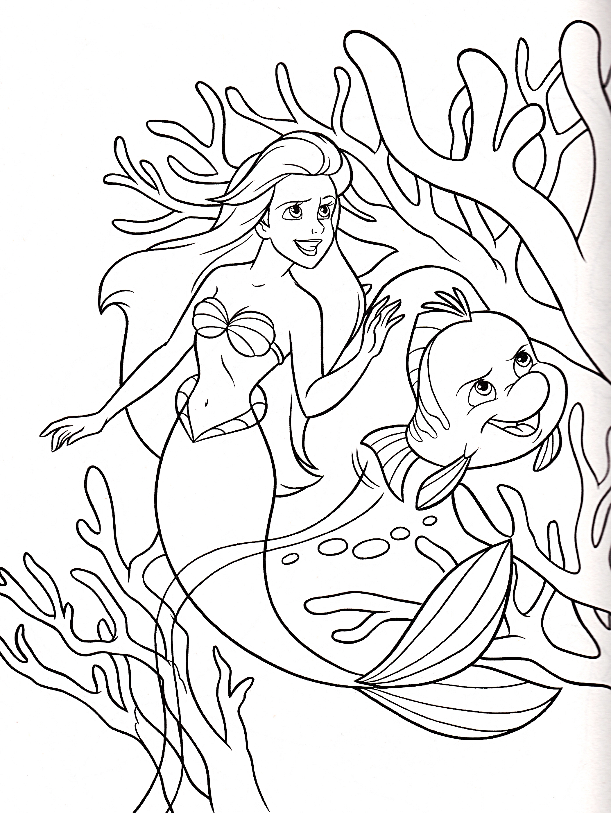 47+ Colorful Disney Coloring Pages Printable