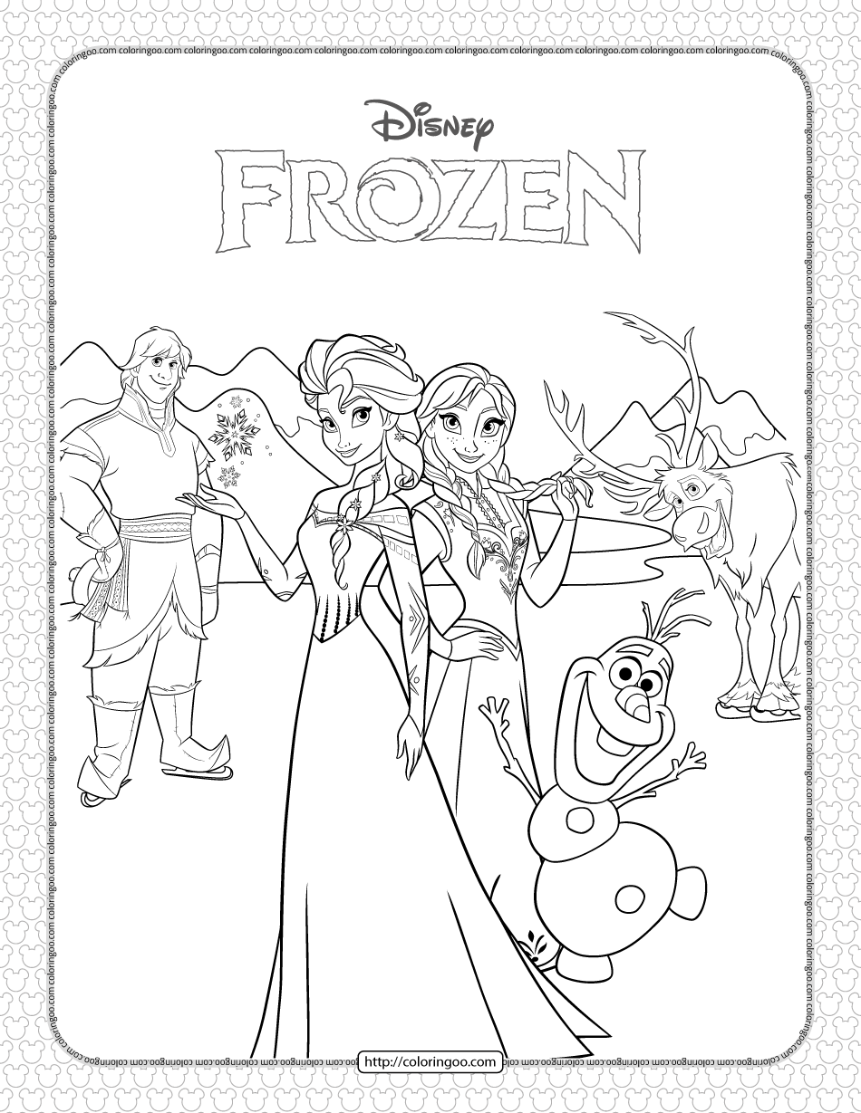 43+ Dazzling Disney Coloring Pages Printable