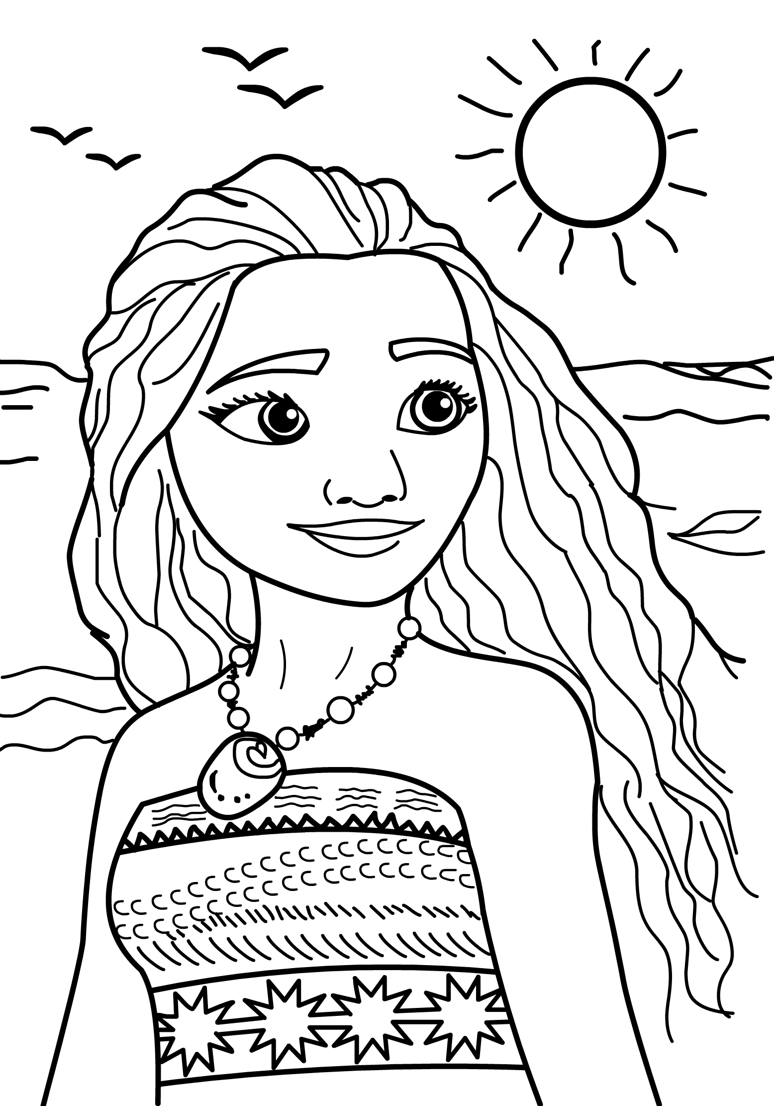 disney moana printable coloring pages disney princess for girls png jpg