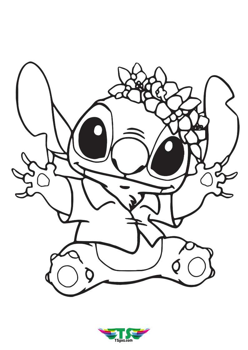 64+ Brightening Angel Stitch Coloring Pages Printable