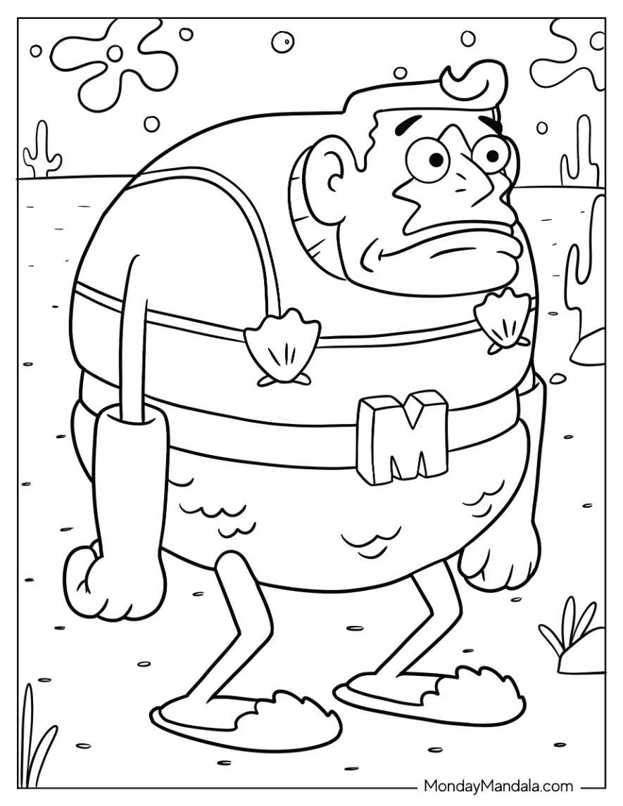 39+ The Best Spongebob Coloring Pages for Educational