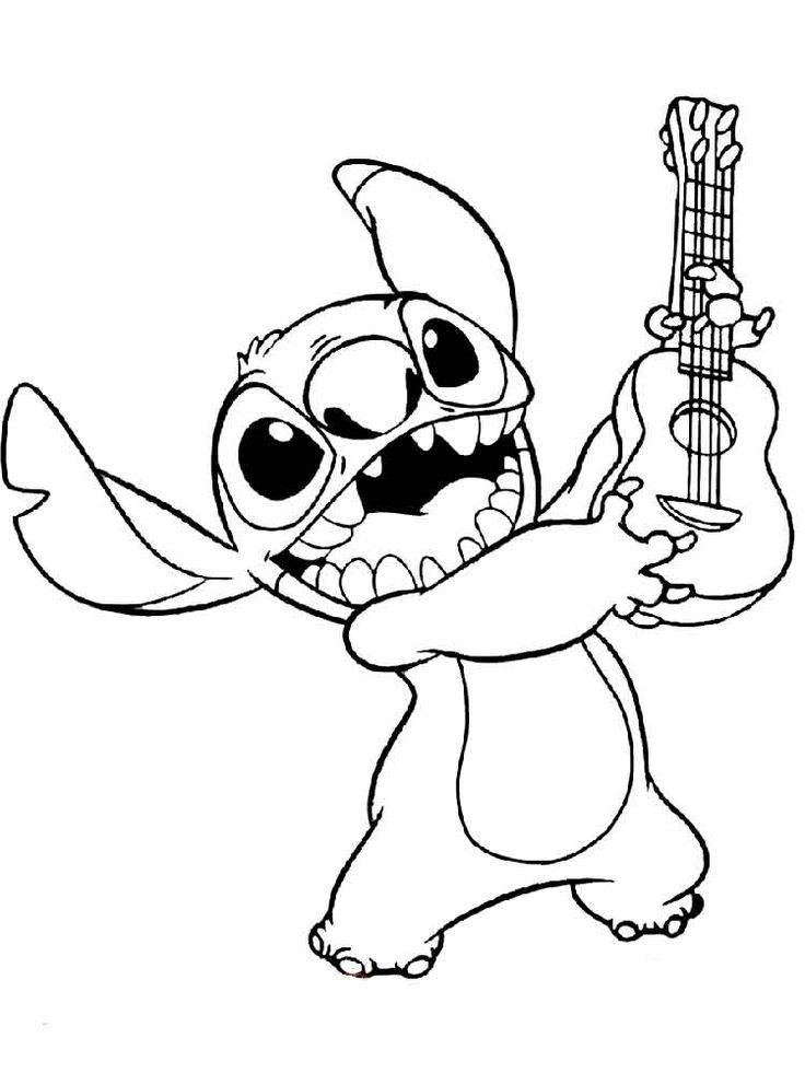 38+ Realistic Angry Stitch Coloring Pages PDF Printable