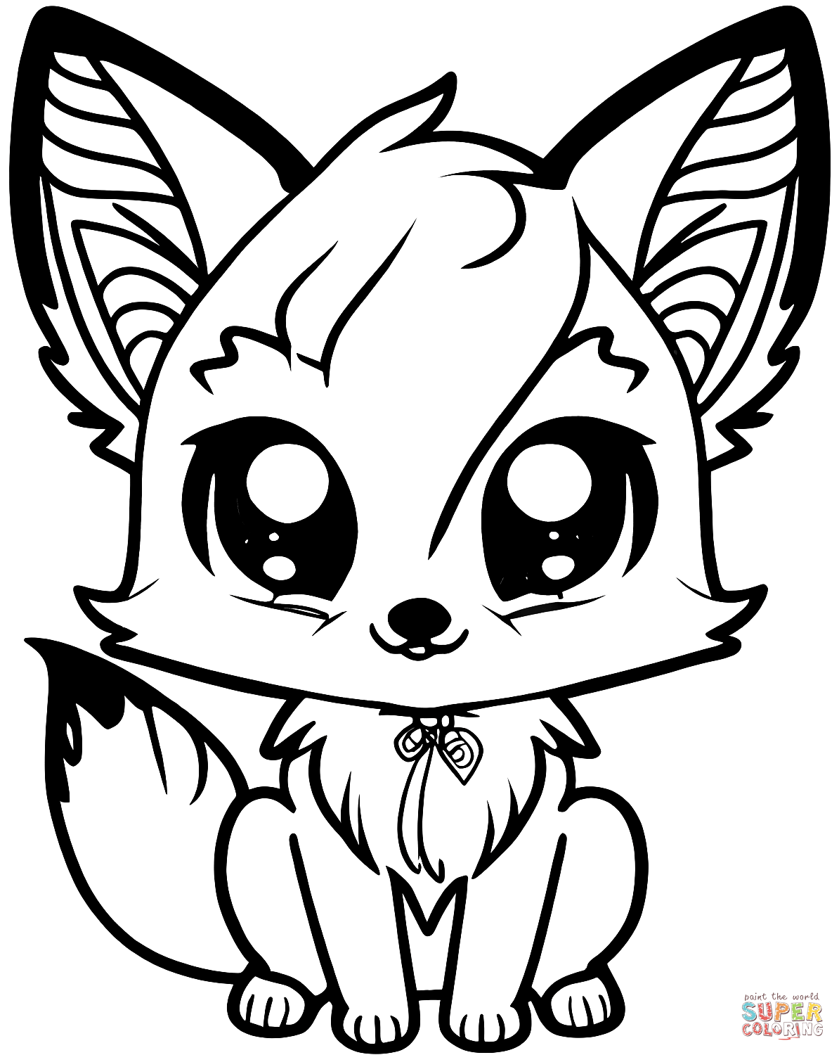 44+ Inspiring Fox Coloring Pages for Kids