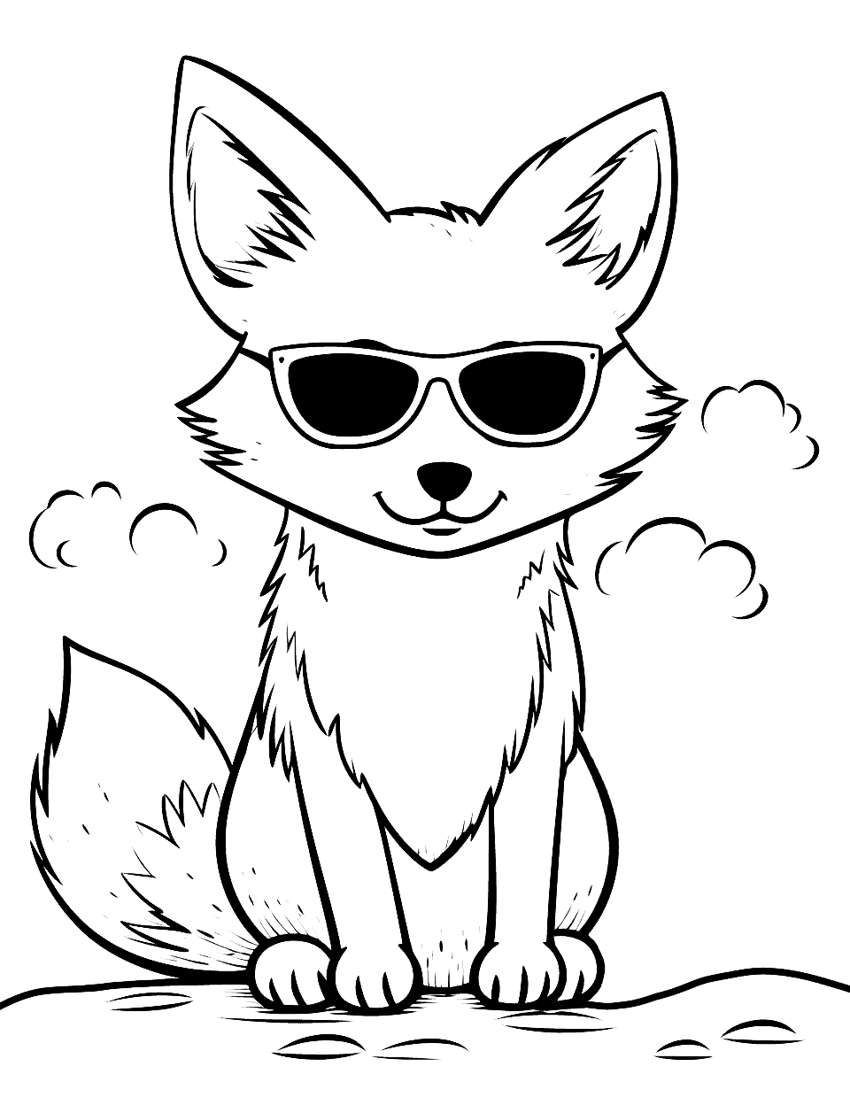 34+ Cute Fox Coloring Pages Ideas