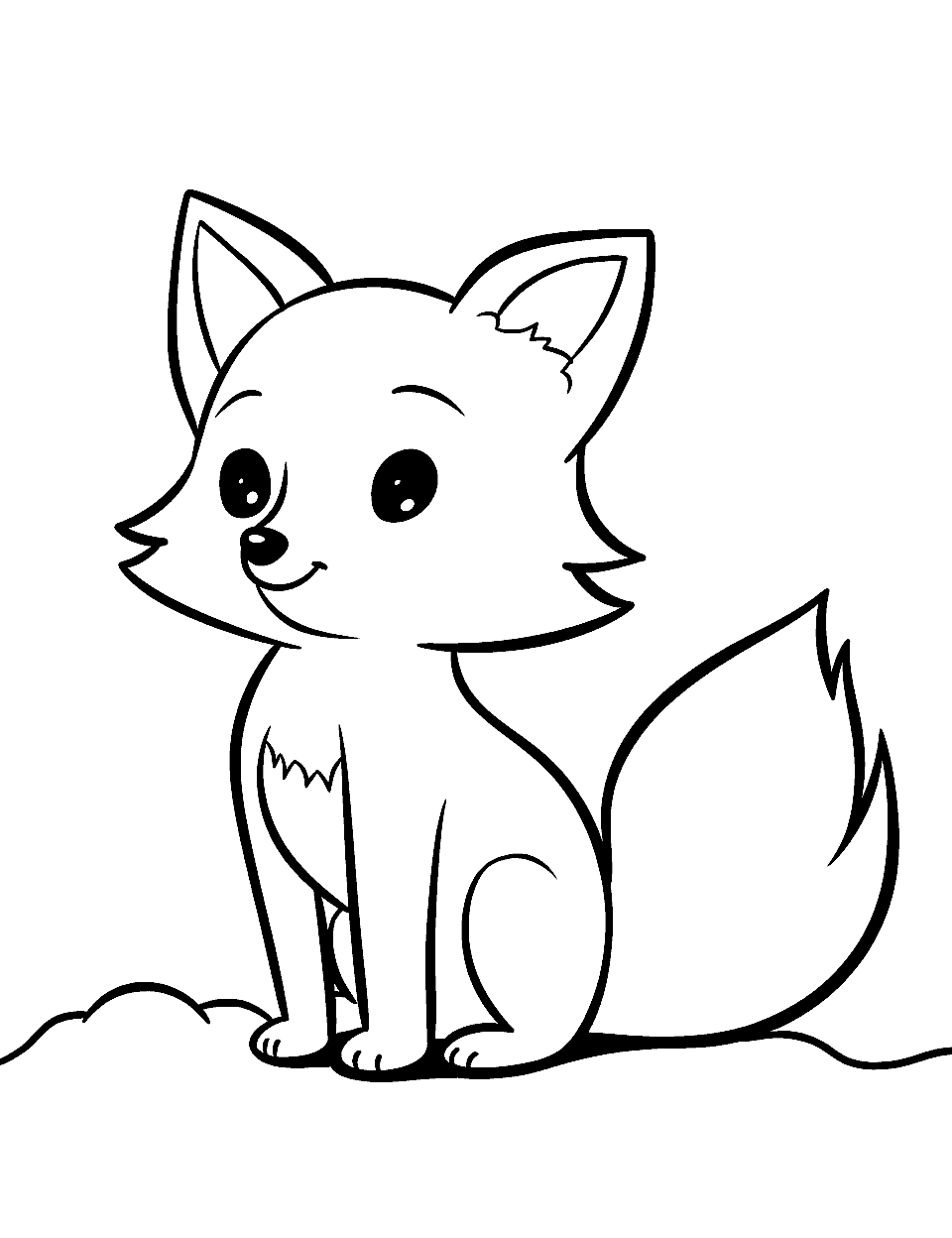 41+ New Fox Coloring Pages for Kids and Adult