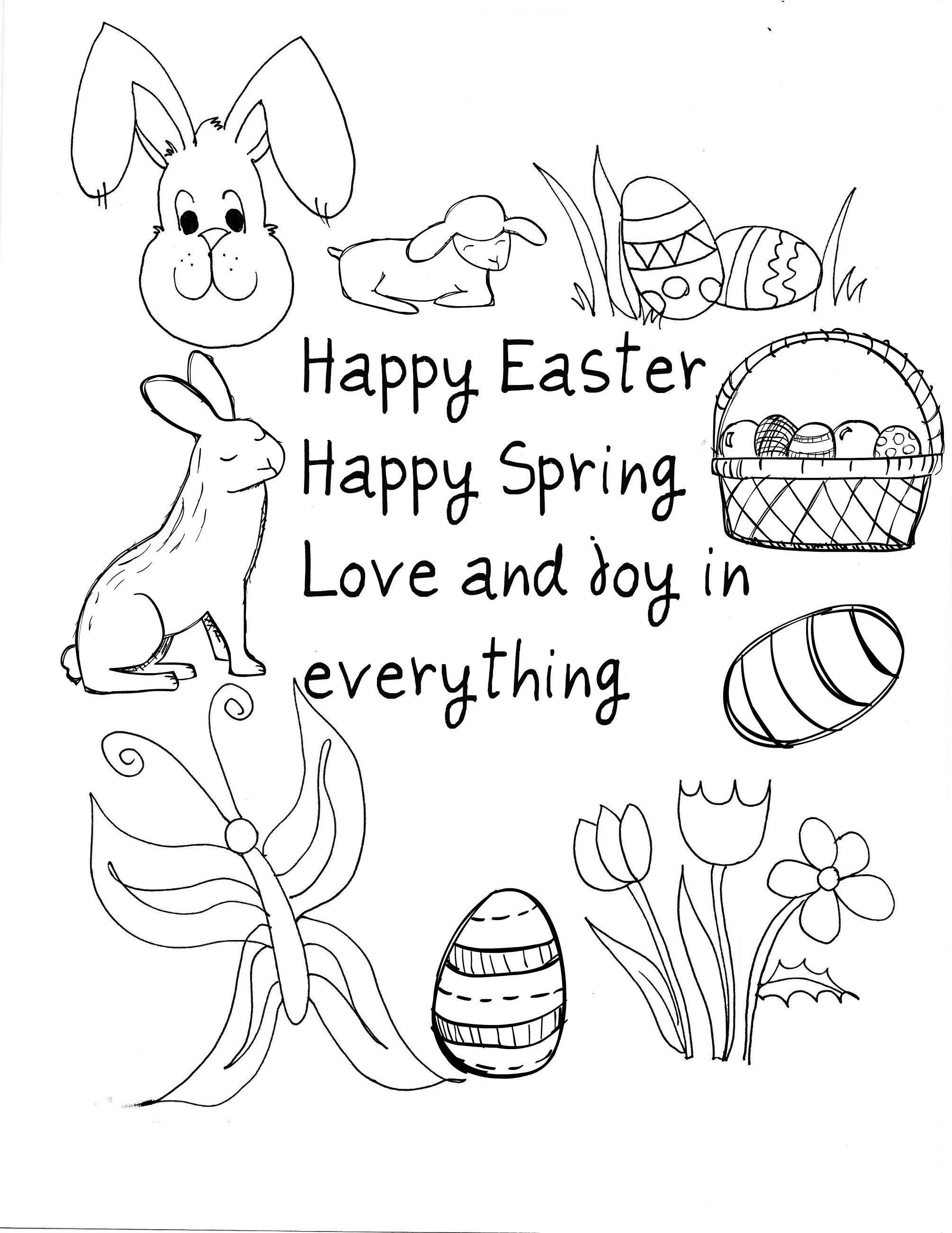 30+ Downloadable Spring Coloring Pages Printable Sheets