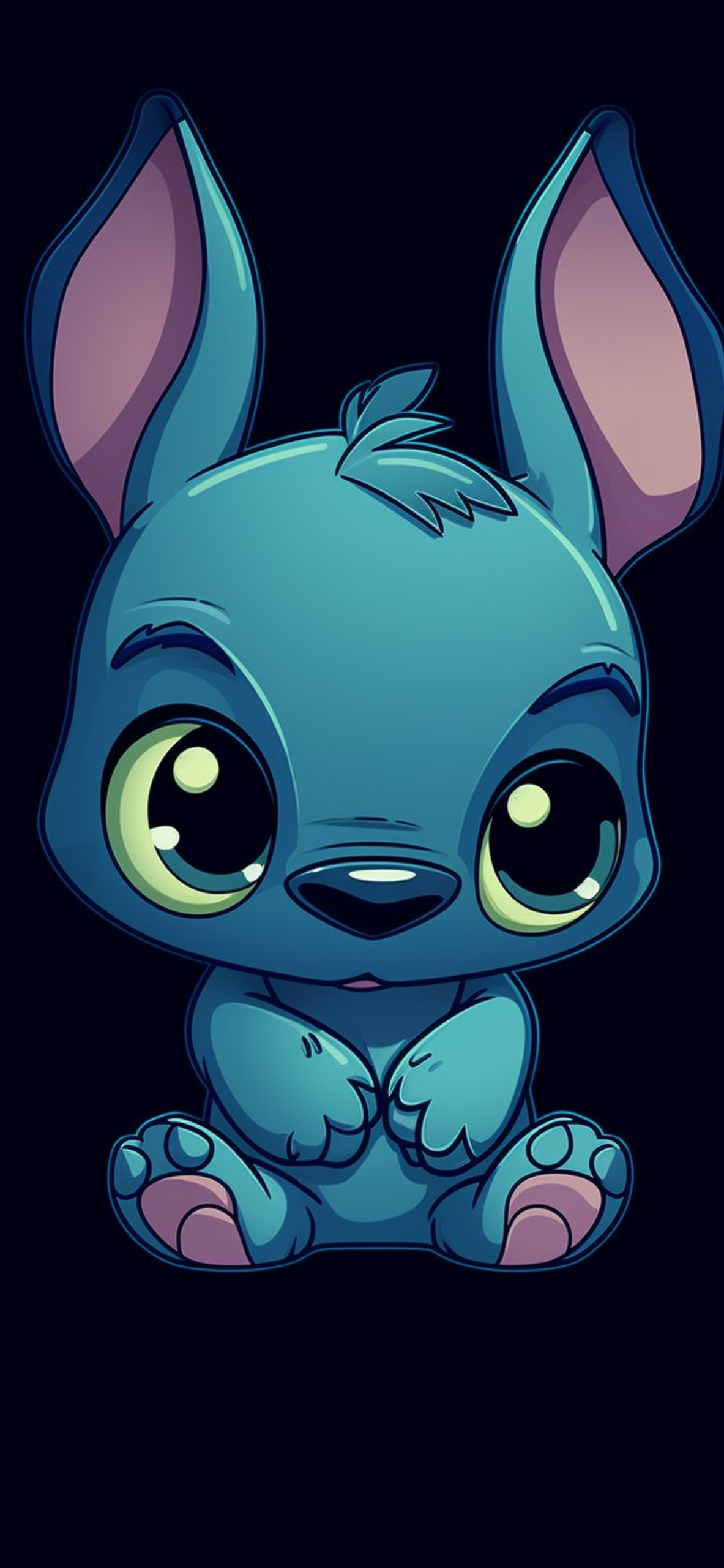 little stitch dark blue wallpaper jpg jpg