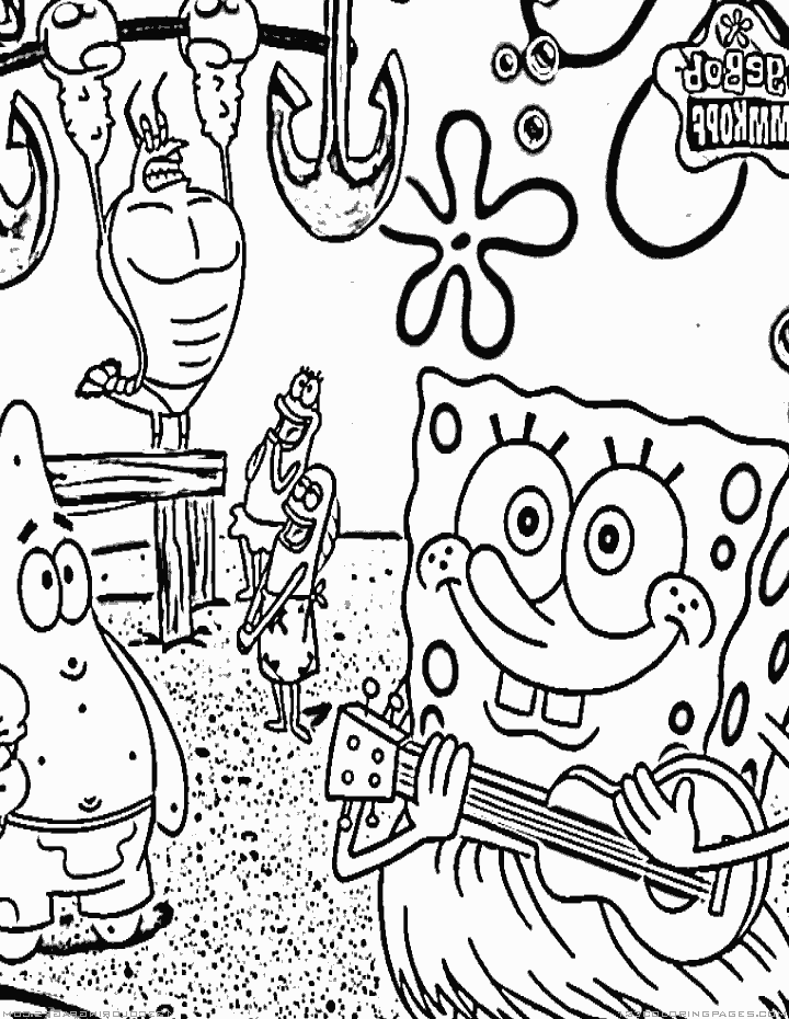 48+ Trendy Spongebob Coloring Pages for Educational