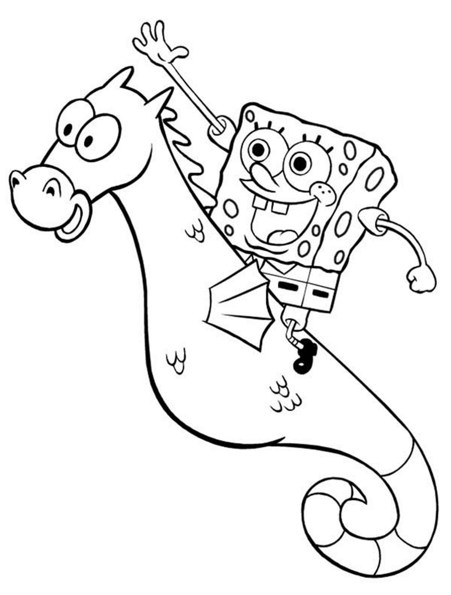 44+ Interactive Spongebob Coloring Pages Easy