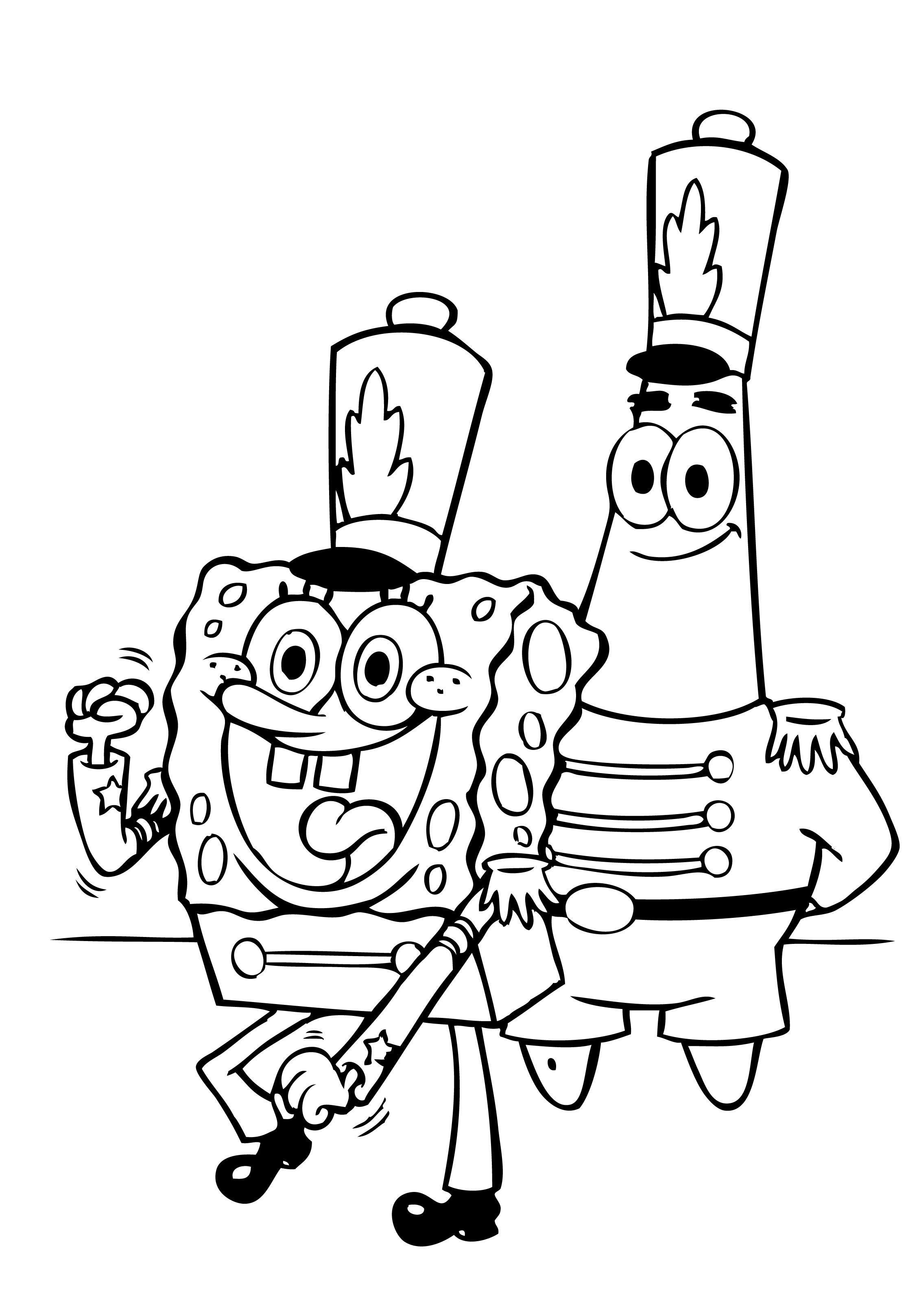 48+ Whimsical Spongebob Coloring Pages Aesthetic