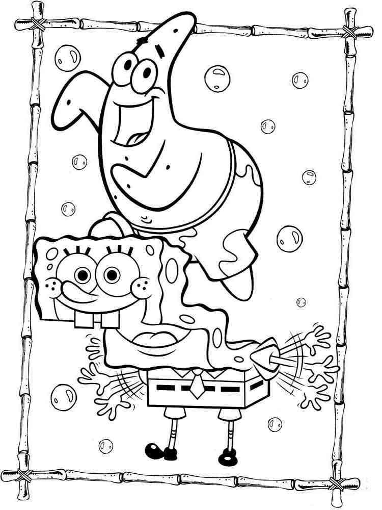 47+ Unique Spongebob Coloring Pages for Kids and Adult