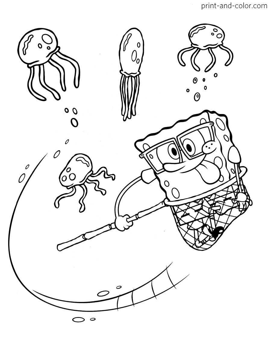 45+ Joyful Spongebob Coloring Pages Realistic