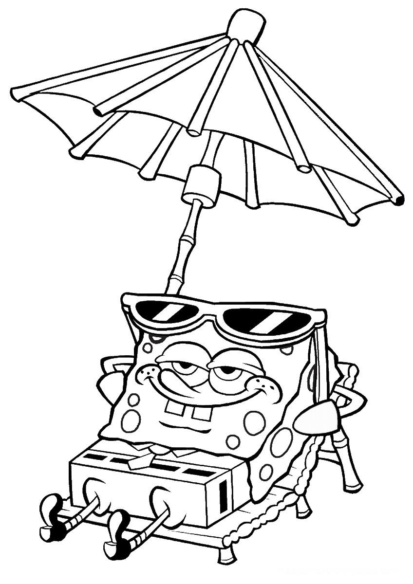 32+ Engaging Spongebob Coloring Pages Cute