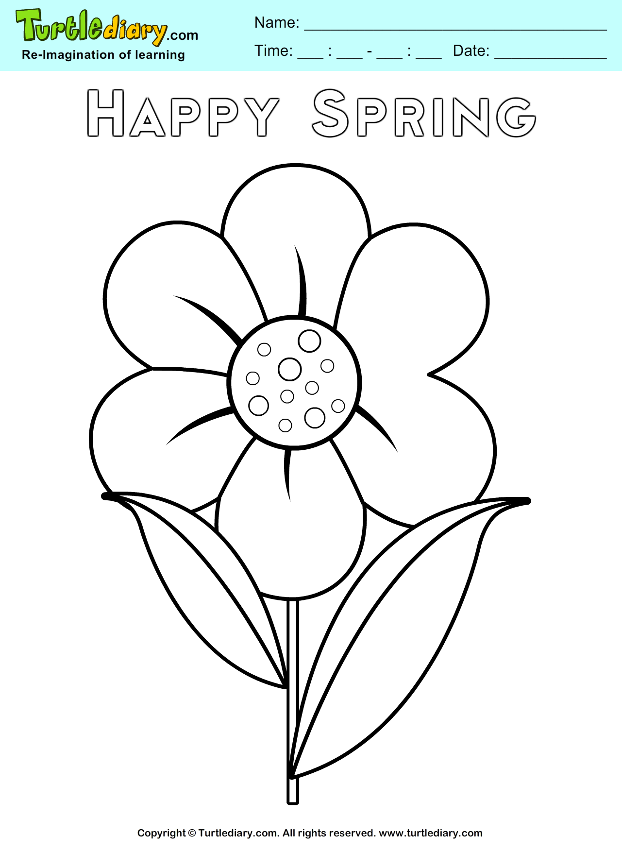 37+ Relaxing Spring Coloring Pages Art