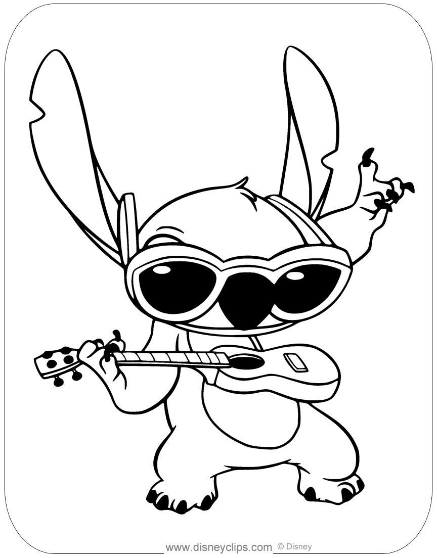 43+ Cute Angry Stitch Coloring Pages Cute