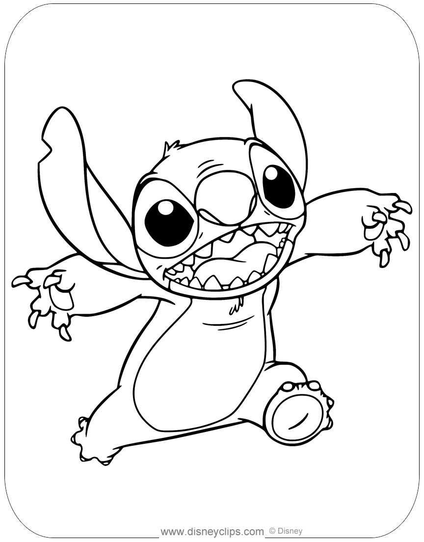 30+ Creative Angry Stitch Coloring Pages Archives