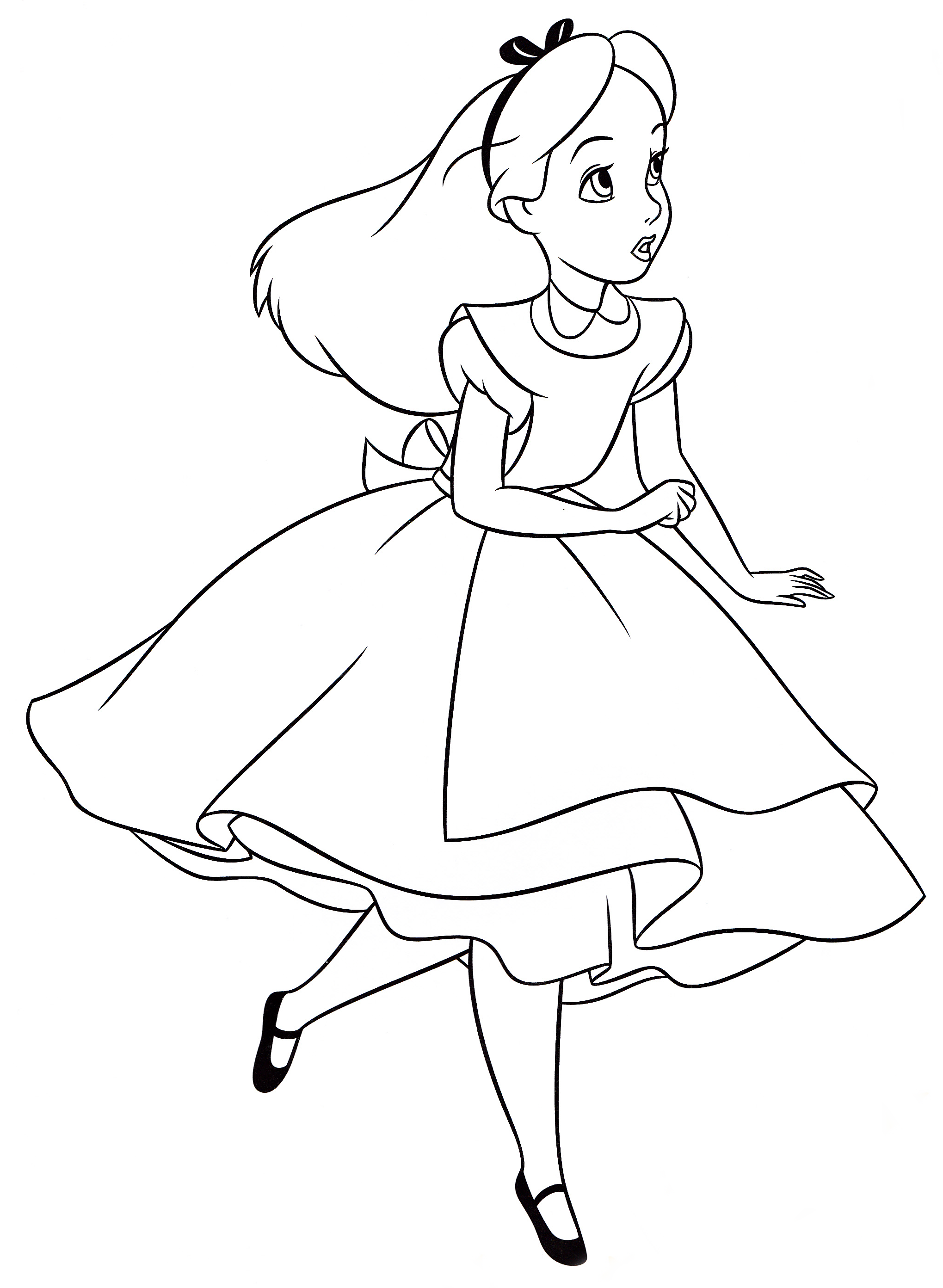 walt disney coloring pages alice walt disney characters png jpg