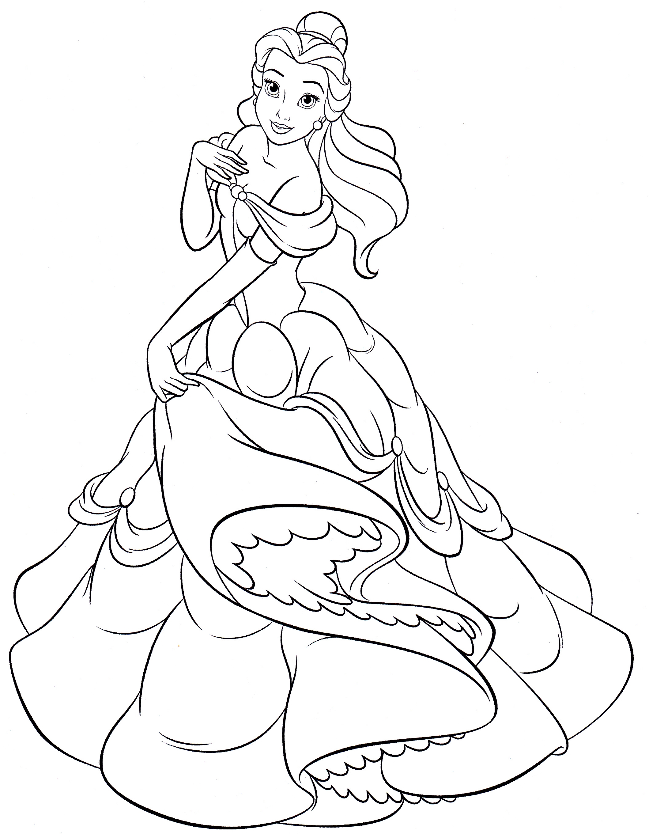 76+ Cute Disney Coloring Pages Printable