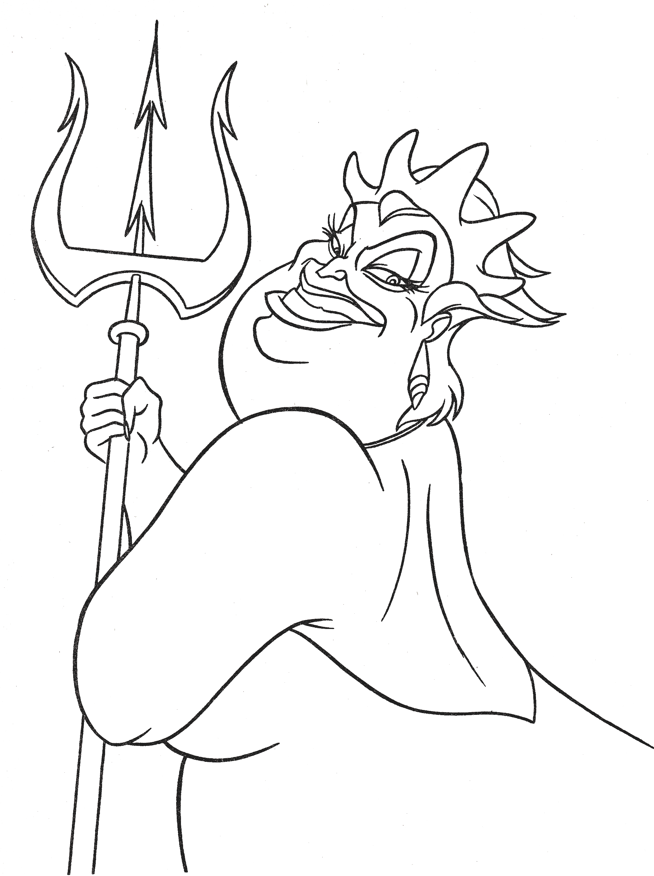 walt disney coloring pages ursula walt disney characters png jpg