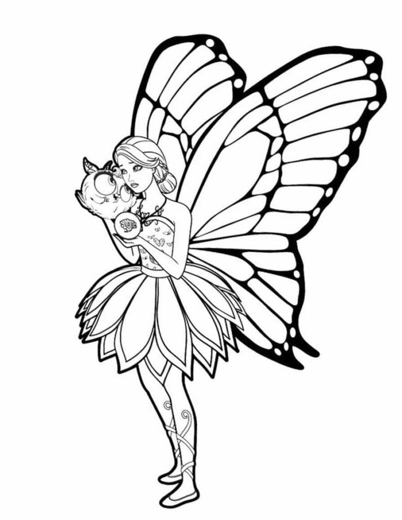 32+ Funtastic Fairy Coloring Pages Easy