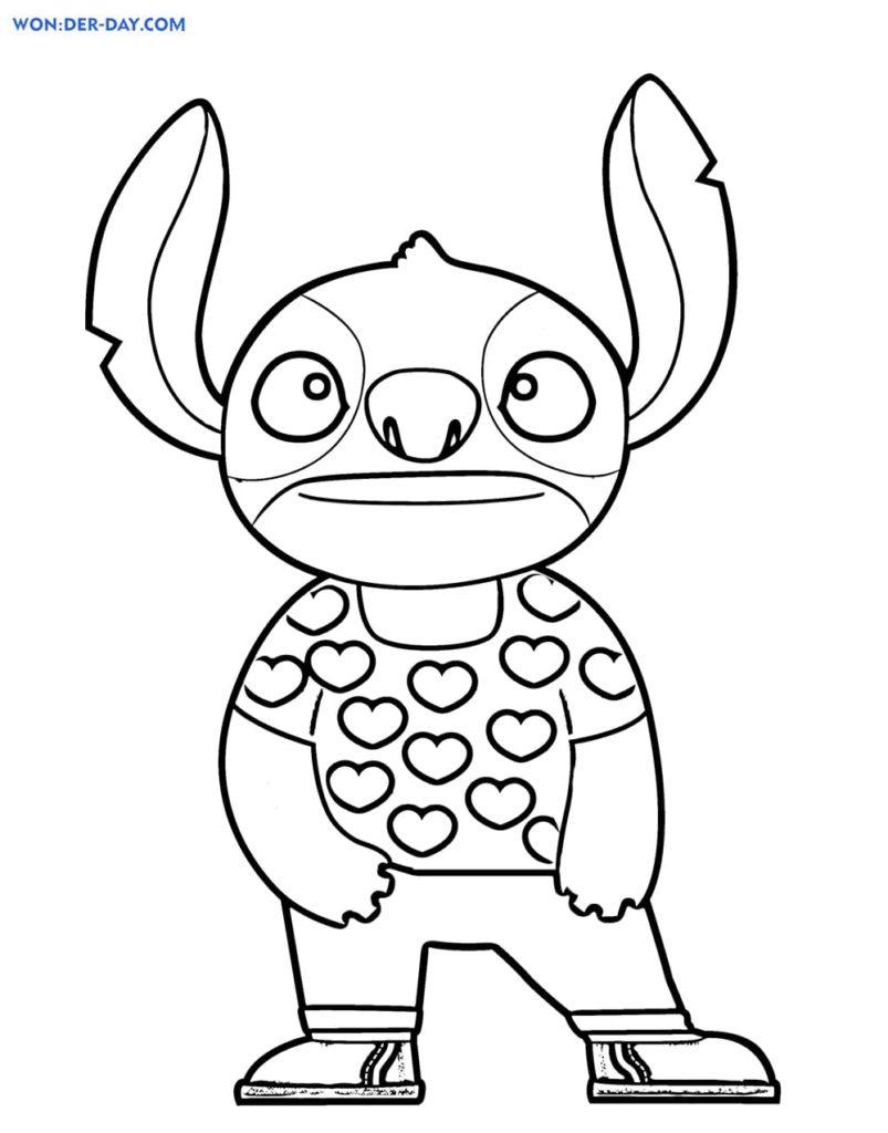 36+ Artistic Angry Stitch Coloring Pages Unique