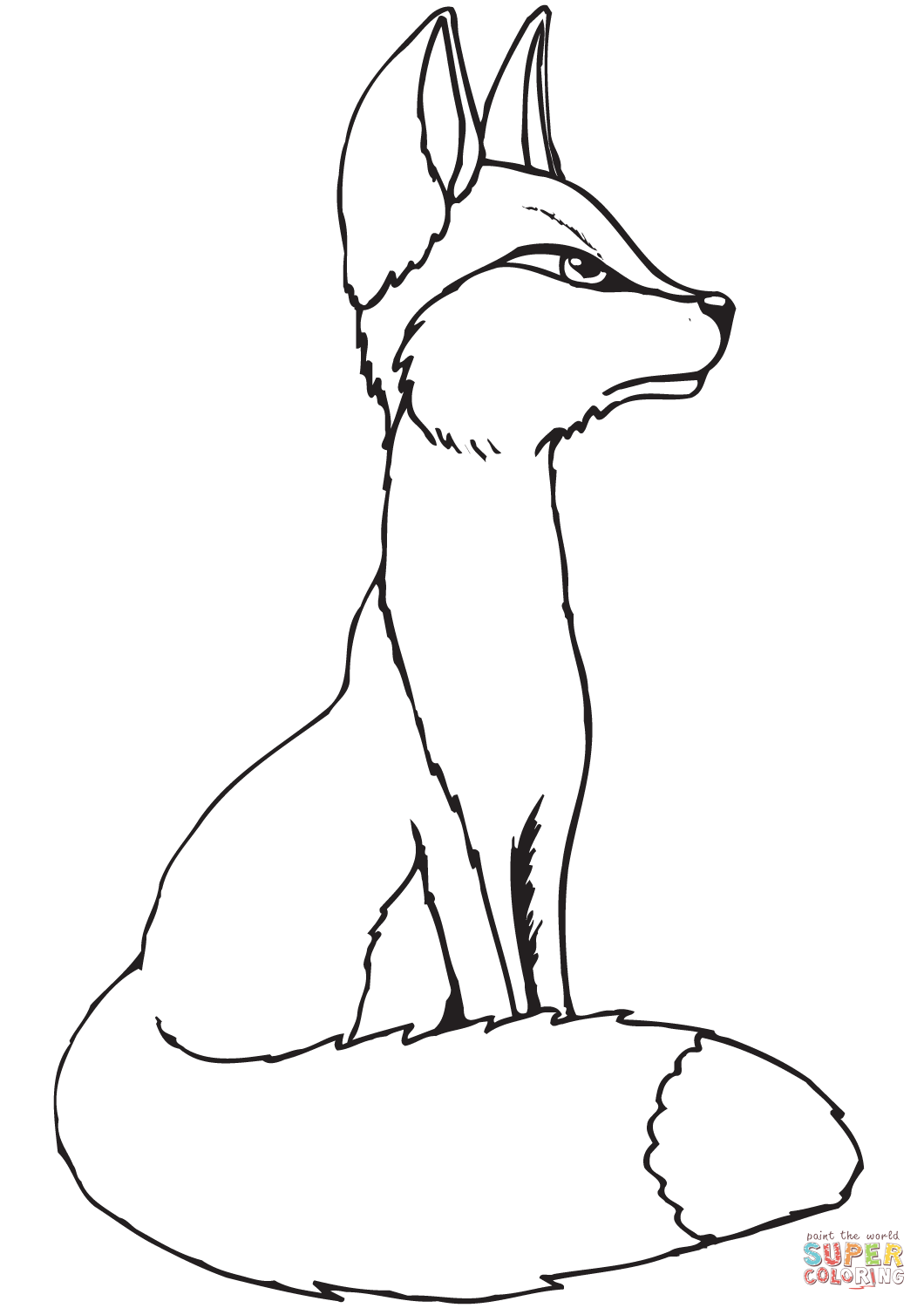 46+ Top Fox Coloring Pages Detailed