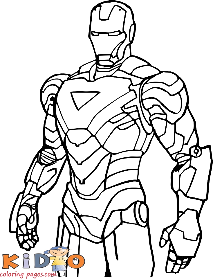 10 Avengers Coloring Pages Free Printable Iron Man 10