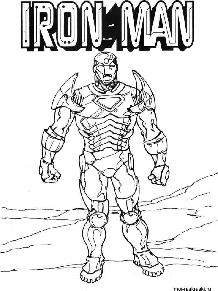 10 Avengers Coloring Pages Free Printable Iron Man 5