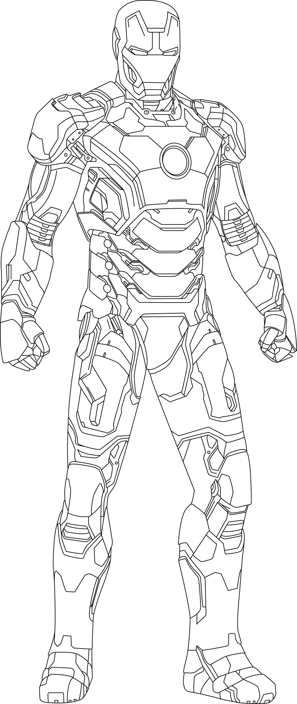 10 Avengers Coloring Pages Free Printable Iron Man 6