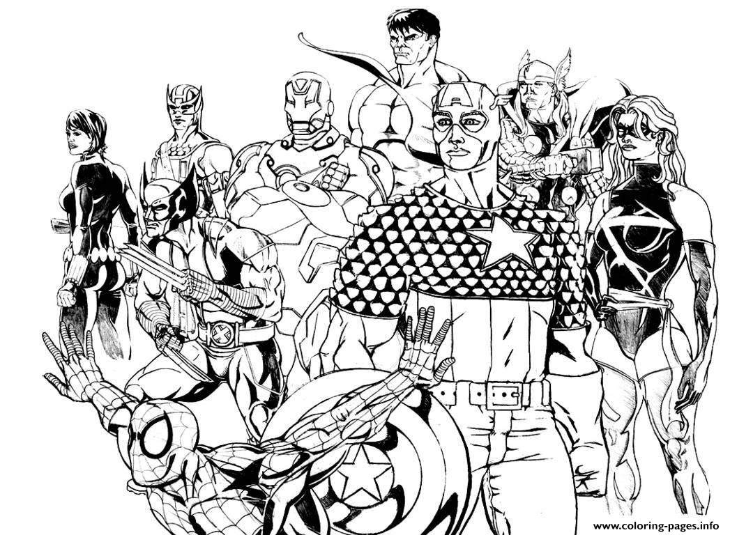 10 Captivating Avengers Coloring Pages for Adults: Unlocking the Inner Superhero