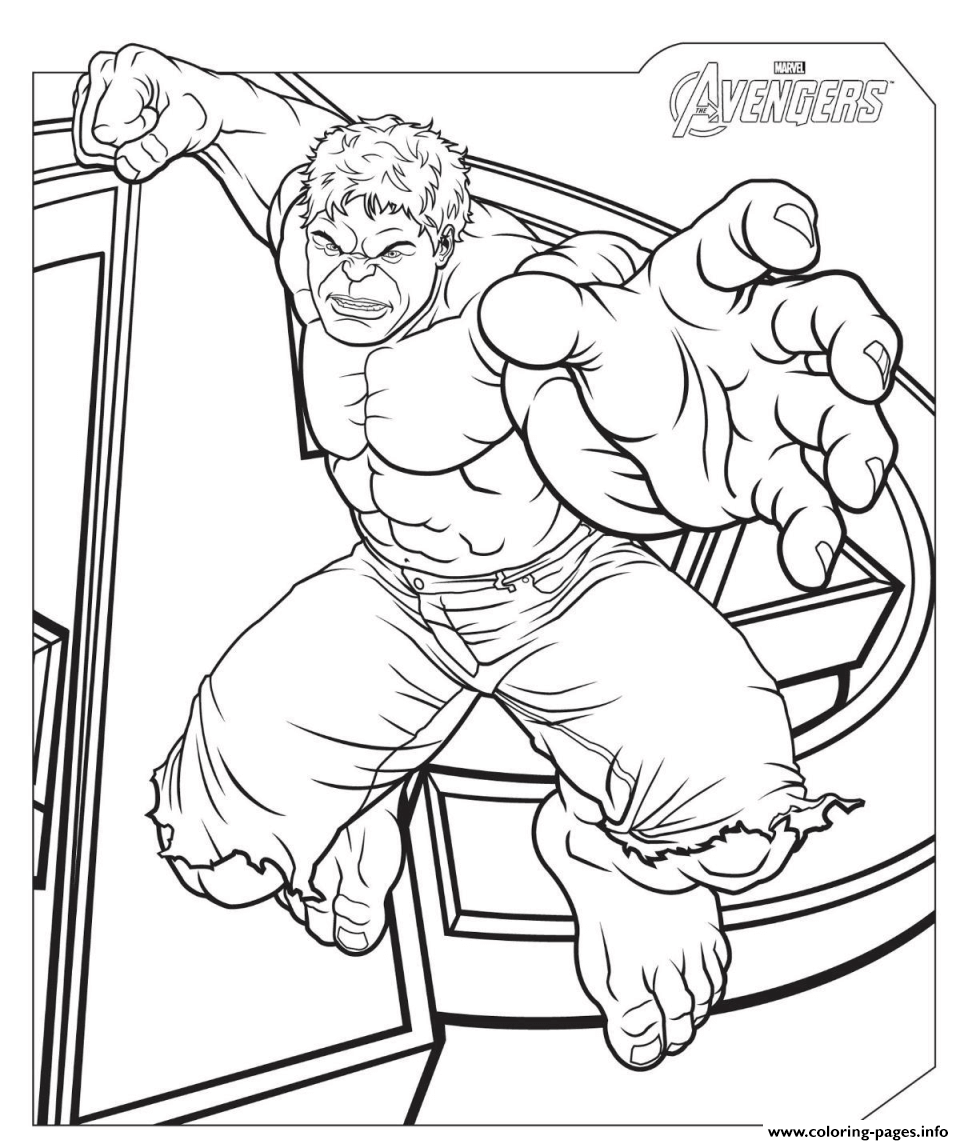 10 Bold Avengers Hulk Coloring Pages to Download for Limitless Creative Fun